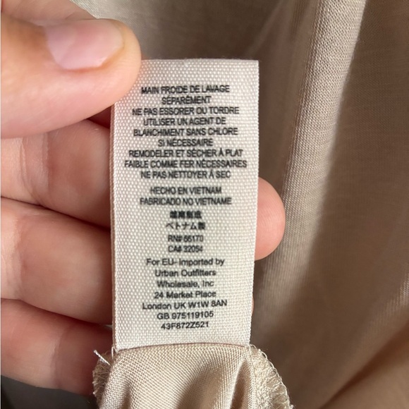 Free People Cream Star Lace  Dress with Bead Details S - Picture 14 of 16